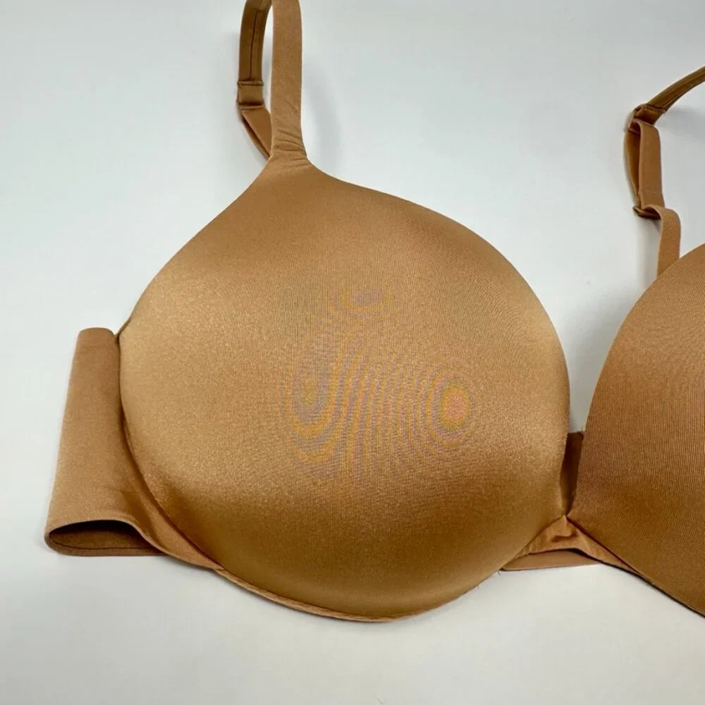 SKIMS Ultimate Bra‎ Teardrop Push Up Plunge bra Ochre size 36D NWT - Picture 4 of 9
